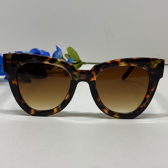 Cat Eye Fashion Sunglasses Tortoise - Picture 2 of 3
